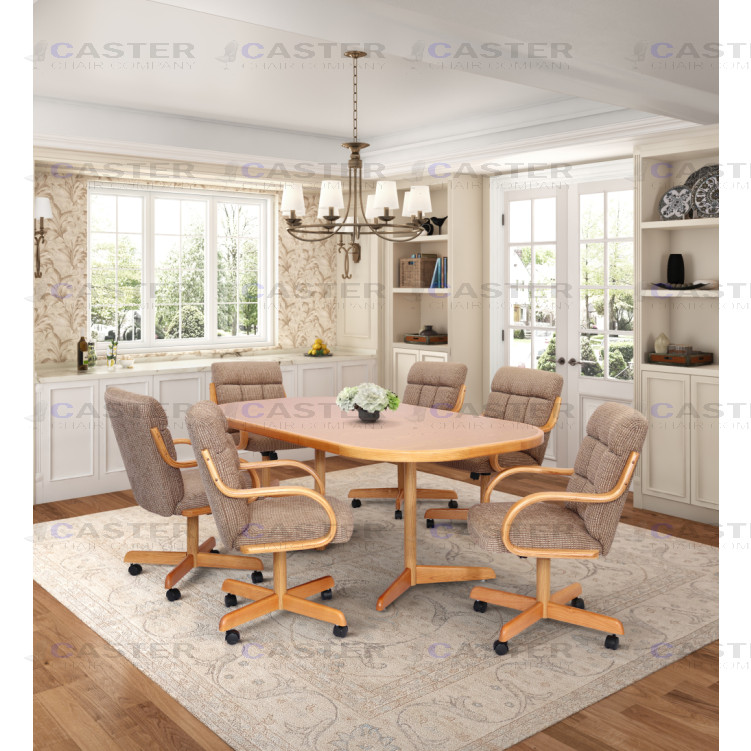 Caster Dining Set Laminate Table Top
